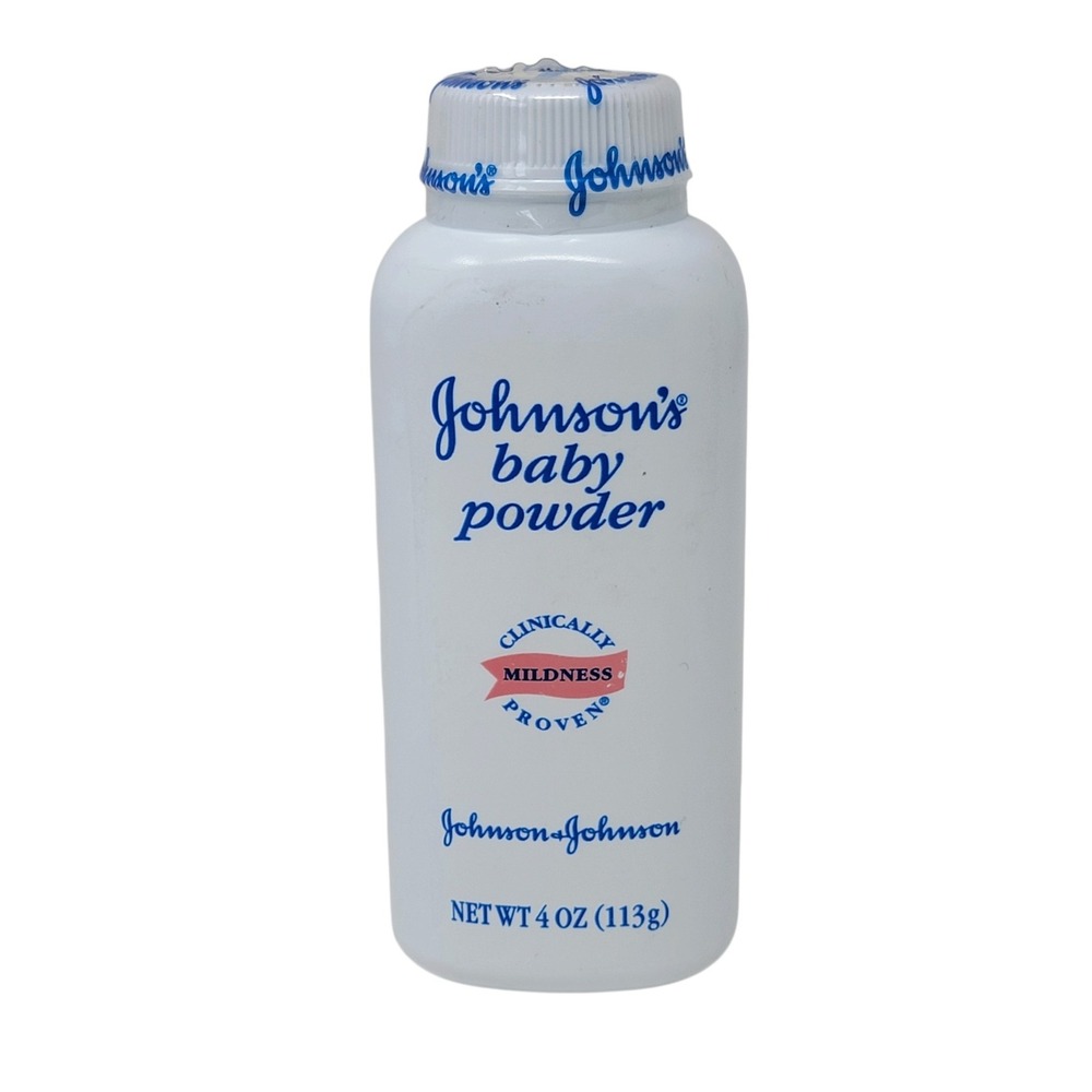 Johnson's Baby Powder Unisex 4oz White Vintage Nostalgic 1996 Prop